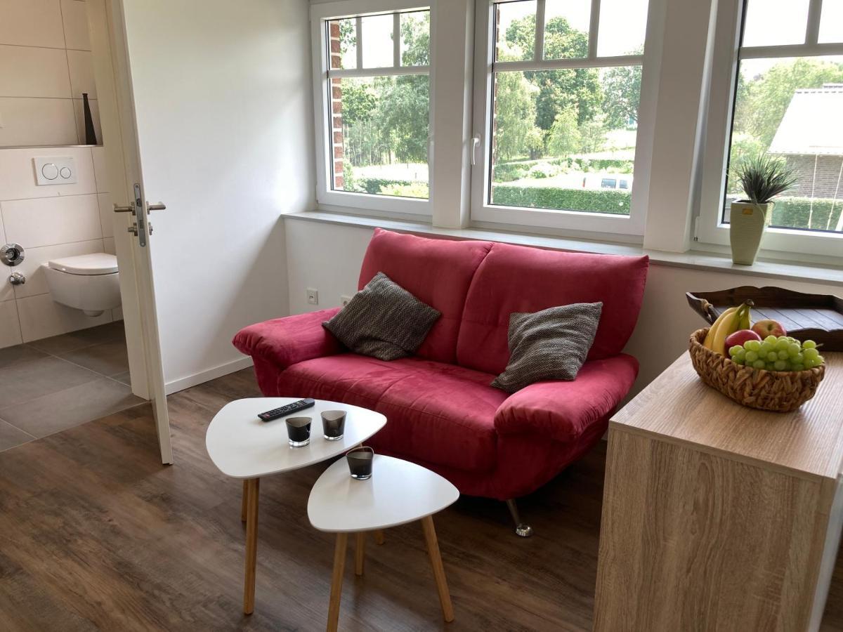 Ferienwohnung Heeser Birkenhof - Urlaub Auf Dem Bauernhof Mit Blick Ins Gruene Weeze Dış mekan fotoğraf
