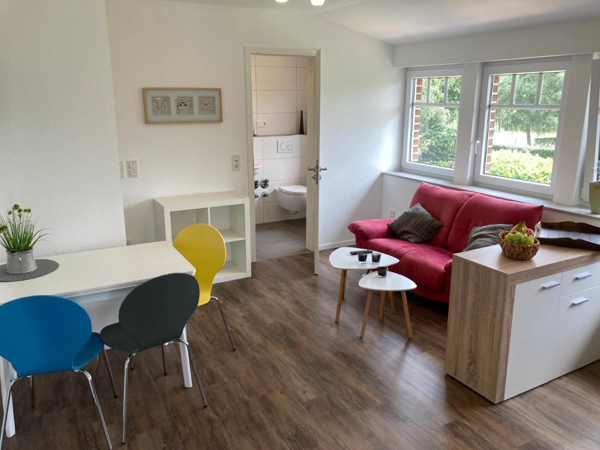 Ferienwohnung Heeser Birkenhof - Urlaub Auf Dem Bauernhof Mit Blick Ins Gruene Weeze Dış mekan fotoğraf