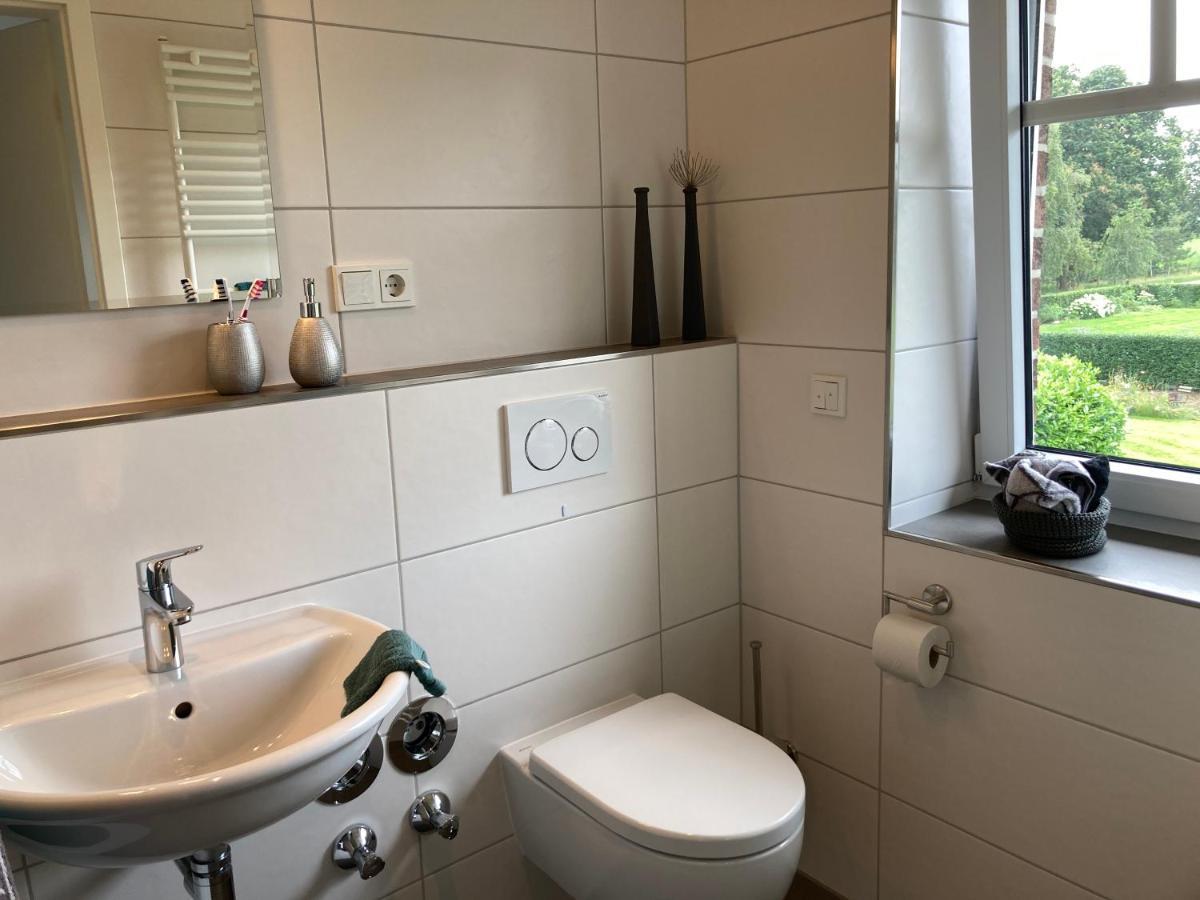 Ferienwohnung Heeser Birkenhof - Urlaub Auf Dem Bauernhof Mit Blick Ins Gruene Weeze Dış mekan fotoğraf