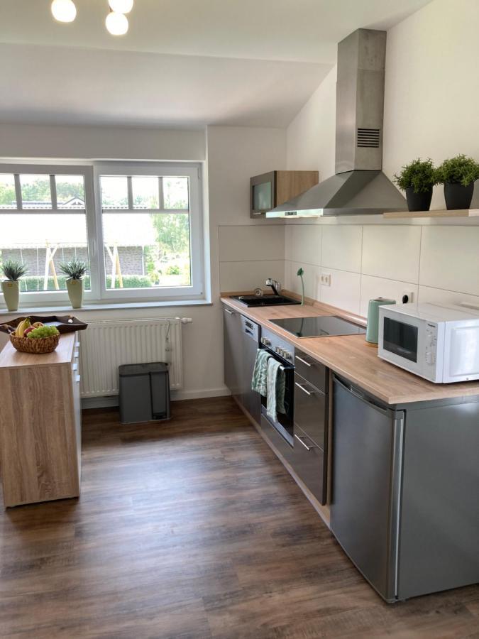 Ferienwohnung Heeser Birkenhof - Urlaub Auf Dem Bauernhof Mit Blick Ins Gruene Weeze Dış mekan fotoğraf